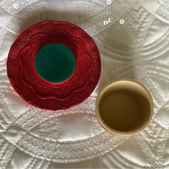 Vintage Sarna “Bedroom Eyes “ Hat Trinket Box - Picture 6 of 9